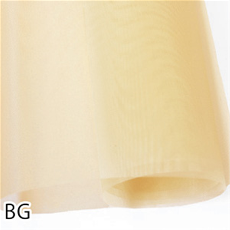 日本紐釦貿易 ナイロンチュール ハード 巾95cm×5m切売カット ベージュ L1100-BG 1枚（ご注文単位1枚）【直送品】