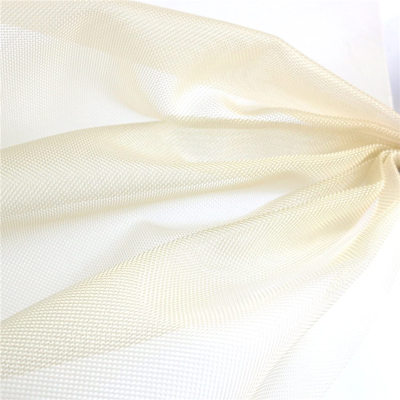 日本紐釦貿易 ナイロンチュール ハード 巾95cm×7m切売カット ベージュ L1100-BG 1枚（ご注文単位1枚）【直送品】