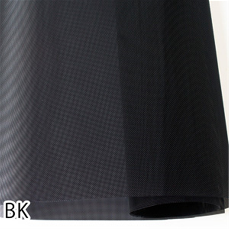 日本紐釦貿易 ナイロンチュール ハード 巾95cm×10m切売カット ブラック L1100-BK 1枚（ご注文単位1枚）【直送品】