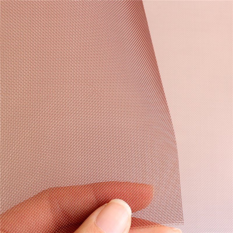 日本紐釦貿易 ナイロンチュール ハード 巾95cm×6m切売カット ダークブラウン L1100-DBR 1枚（ご注文単位1枚）【直送品】