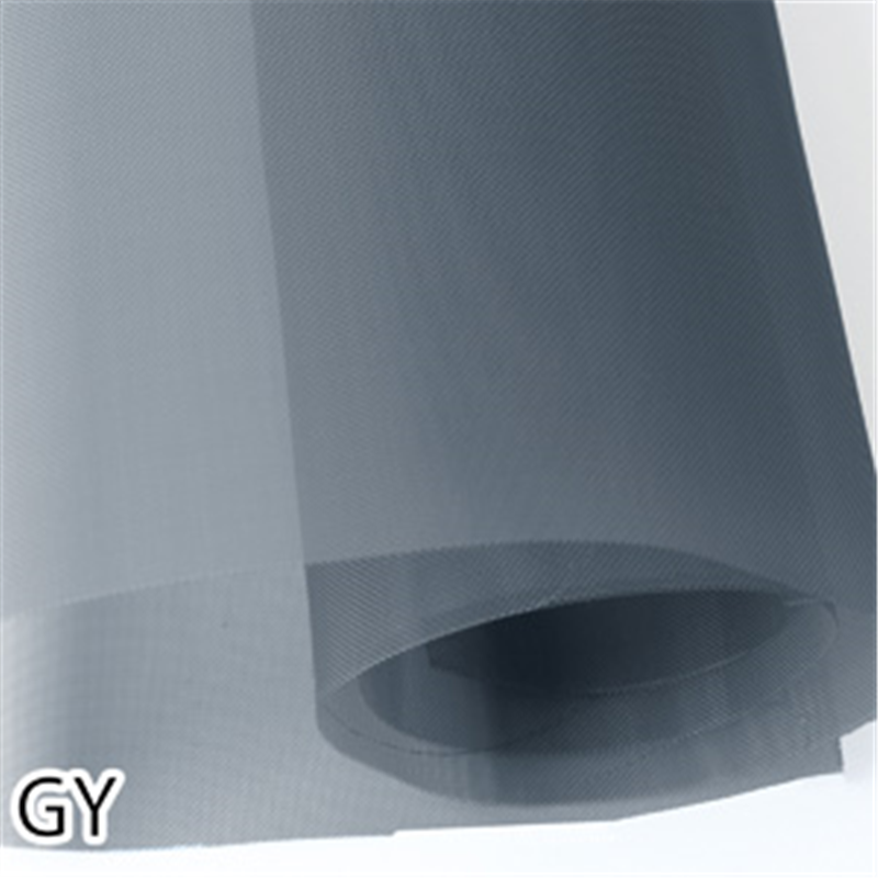 日本紐釦貿易 ナイロンチュール ハード 巾95cm×7m切売カット グレー L1100-GY 1枚（ご注文単位1枚）【直送品】