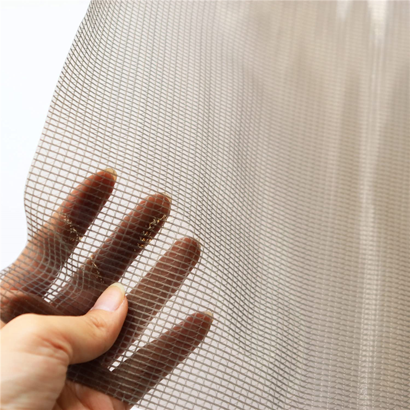 日本紐釦貿易 ビニール生地 ネットチェック小 スモークグレー 約巾65cm 1m切り売りカット MF34-10-1M 1枚（ご注文単位1枚）【直送品】