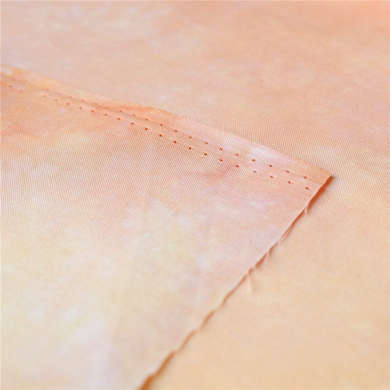 Kathy Mom キャシーマム ラニダイ むら染め 生地 Island Steyle 01 ラウレア オレンジ系 巾110cm×1m切売カット MT6500-01-1M 1枚（ご注文単位1枚）【直送品】