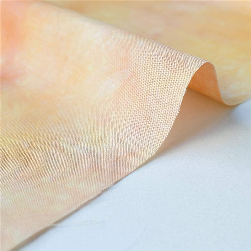 Kathy Mom キャシーマム ラニダイ むら染め 生地 Island Steyle 01 ラウレア オレンジ系 巾110cm×7m切売カット MT6500-01-7M 1枚（ご注文単位1枚）【直送品】