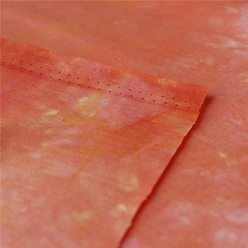 Kathy Mom キャシーマム ラニダイ むら染め 生地 Island Steyle 07 アラニ オレンジ系 巾110cm×3m切売カット MT6500-07-3M 1枚（ご注文単位1枚）【直送品】