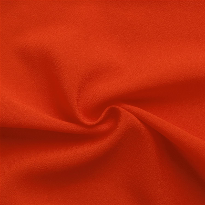 日本紐釦貿易 一越ちりめん 無地 巾約70cm×3ｍ切売カット 41 赤 1枚（ご注文単位1枚）【直送品】