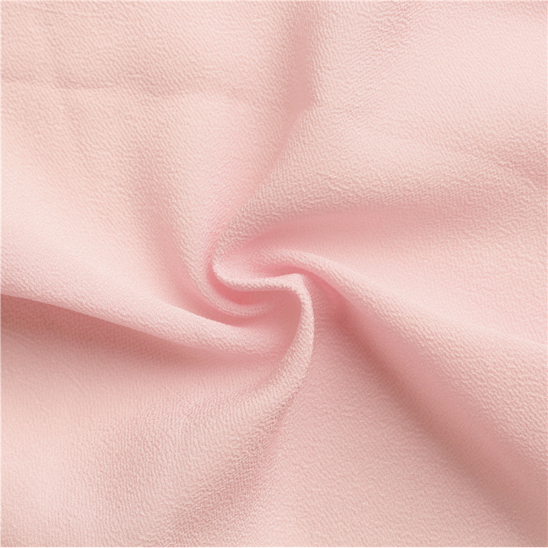 日本紐釦貿易 一越ちりめん 無地 巾約70cm×8ｍ切売カット 45 薄ピンク 1枚（ご注文単位1枚）【直送品】