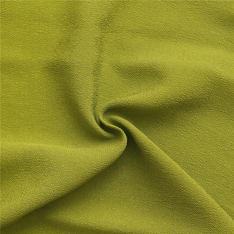 日本紐釦貿易 一越ちりめん 無地 巾約70cm×4ｍ切売カット 46 抹茶色 1枚（ご注文単位1枚）【直送品】