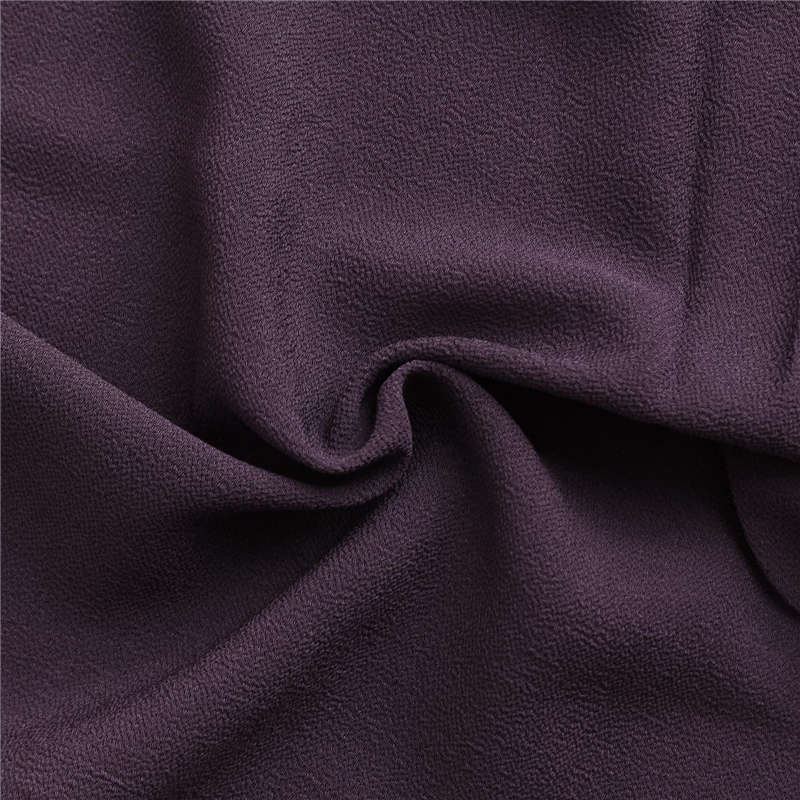 日本紐釦貿易 一越ちりめん 無地 巾約70cm×5ｍ切売カット 50 古代紫 1枚（ご注文単位1枚）【直送品】