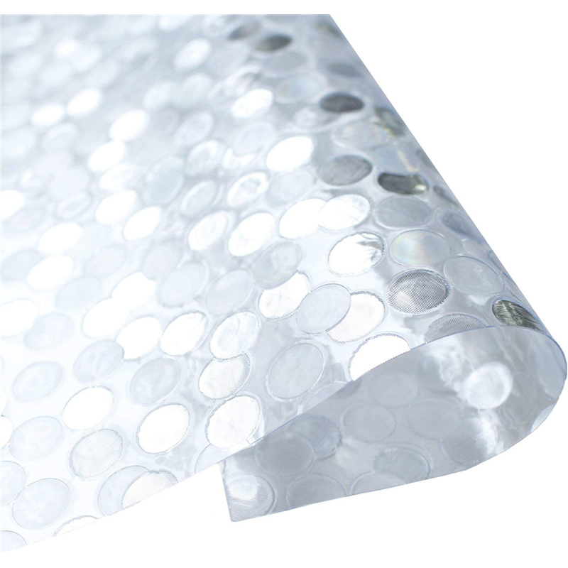 日本紐釦貿易 ビニール生地 キラキラエンボス ドット柄 巾92cm×3m切売カット SMD-160-3M 1枚（ご注文単位1枚）【直送品】