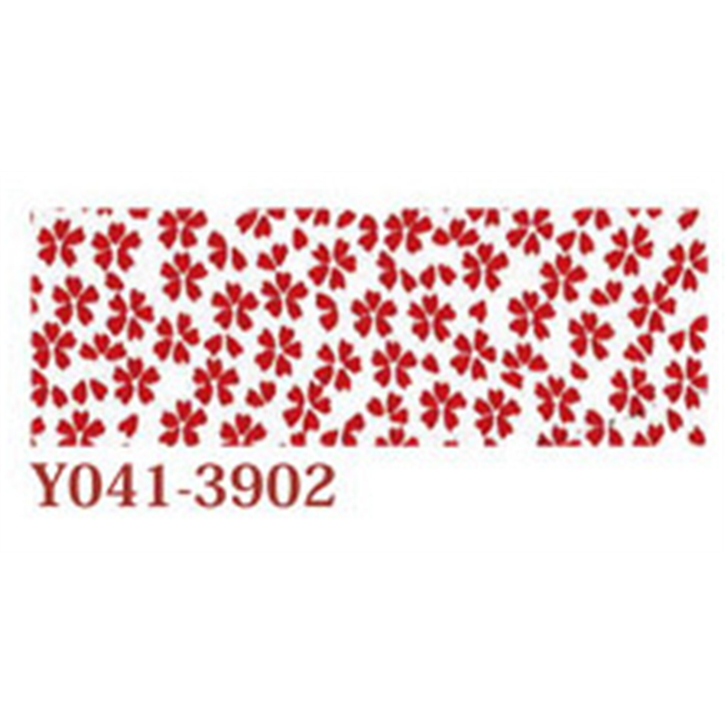 日本紐釦貿易 ちりめん 友禅 桜柄 紅白 巾約70cm×4ｍ切売カット 1枚（ご注文単位1枚）【直送品】