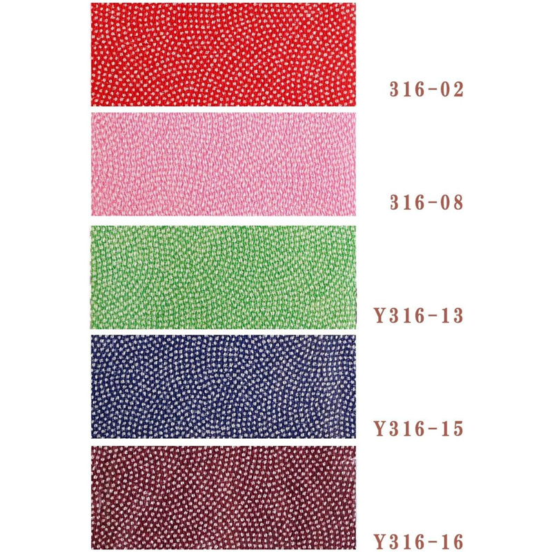 日本紐釦貿易 ちりめん 友禅 点描 青海波 ピンク 巾約70cm×2ｍ切売カット 1枚（ご注文単位1枚）【直送品】