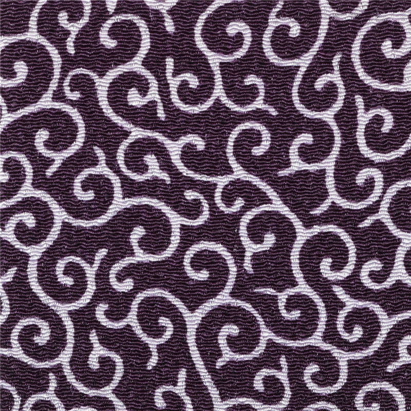 日本紐釦貿易 ちりめん 友禅 唐草 茶 巾約70cm×9ｍ切売カット 1枚（ご注文単位1枚）【直送品】