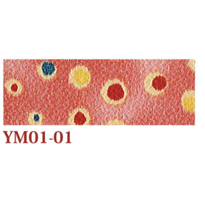 日本紐釦貿易 ちりめん 友禅 水玉 ピンク 巾約70cm×2ｍ切売カット 1枚（ご注文単位1枚）【直送品】