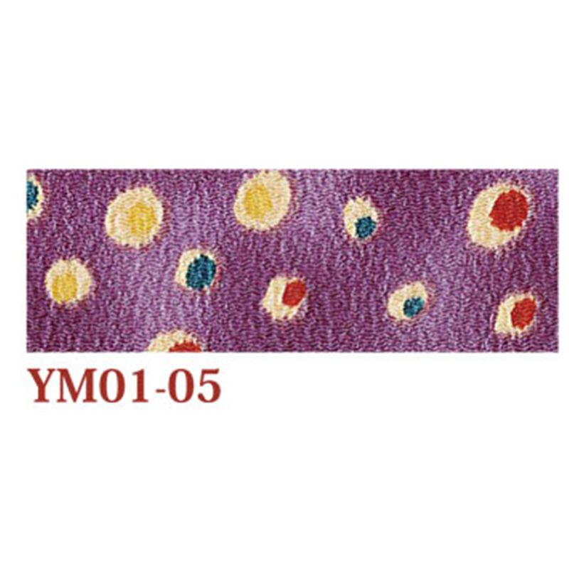 日本紐釦貿易 ちりめん 友禅 水玉 紫 巾約70cm×4m切売カット 1枚(ご注文単位1枚)【直送品】