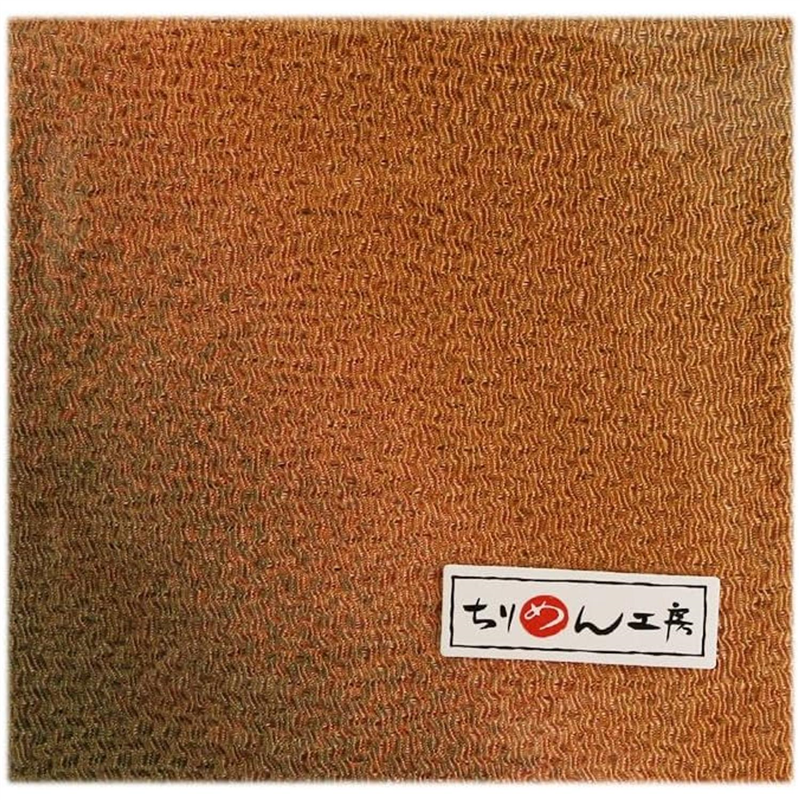 日本紐釦貿易 ちりめん 友禅 無地 グラデーション 緑系 巾約70cm×5ｍ切売カット 1枚（ご注文単位1枚）【直送品】