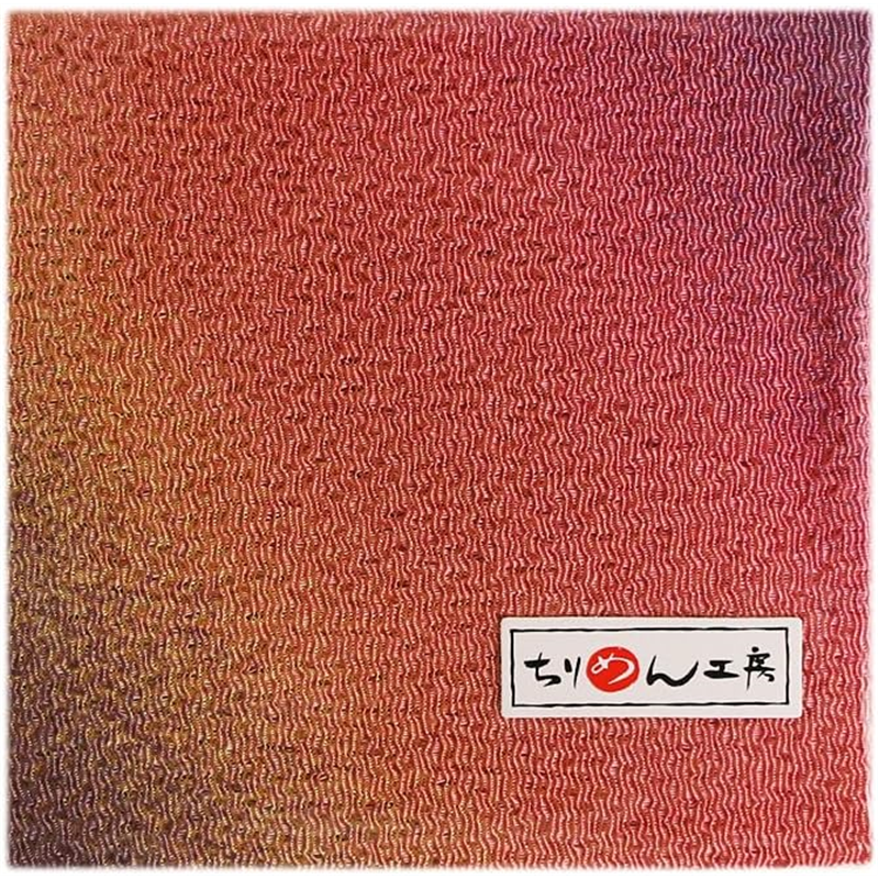 日本紐釦貿易 ちりめんカット 友禅 約23×33cm グラデーション 赤紫 YN58-06 1枚（ご注文単位1枚）【直送品】