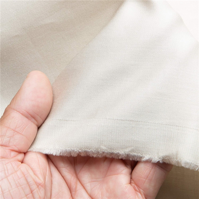 日本紐釦貿易 綿サテン生地 巾108cm×1m切売カット ベージュ YS11063-51-1M 1枚(ご注文単位1枚)【直送品】