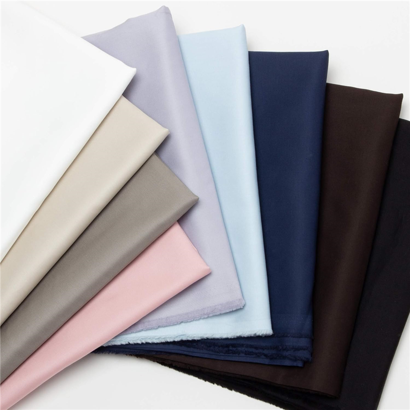 日本紐釦貿易 綿サテン生地 巾108cm×7m切売カット 茶 YS11063-72-7M 1枚（ご注文単位1枚）【直送品】