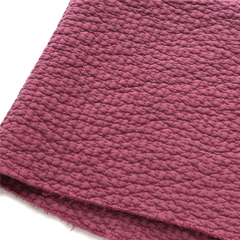 nubi ヌビ 韓国伝統キルティング生地 7mmステッチ幅 130cm巾×1m切り売り販売 ワイン(Wine) NBY307-59 1枚（ご注文単位1枚）【直送品】