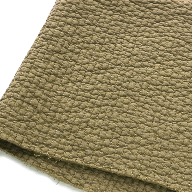 nubi ヌビ 韓国伝統キルティング生地 7mmステッチ幅 130cm巾×1m切り売り販売 オリーブ(Olive) NBY307-26 1枚（ご注文単位1枚）【直送品】