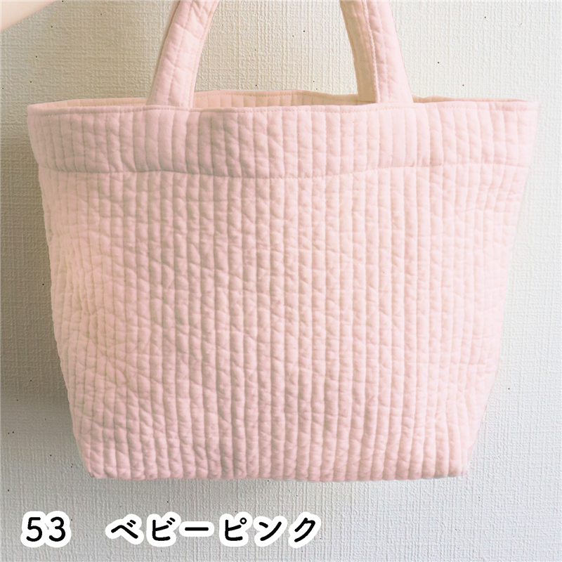 nubi ヌビ 韓国伝統キルティング生地 7mmステッチ幅 130cm巾×5m切り売り販売 ベビーピンク(Baby pink) NBY307-53 1枚（ご注文単位1枚）【直送品】