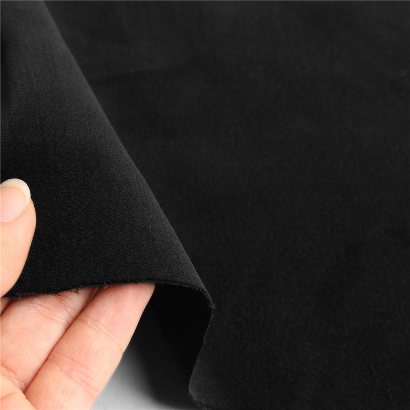 日本紐釦貿易 別珍 ベッチン 綿ビロード 巾90cm×3m切売カット 黒 EBI9900-29 1枚（ご注文単位1枚）【直送品】