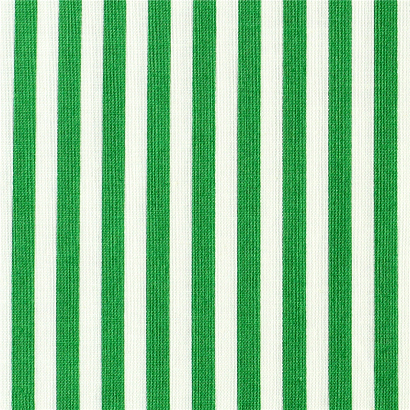 日本紐釦貿易 Happy Sweet Collection ストライプ スケア プリント生地 巾約110cm グリーン×白 6mカット HS1282-5-6M 1枚（ご注文単位1枚）【直送品】