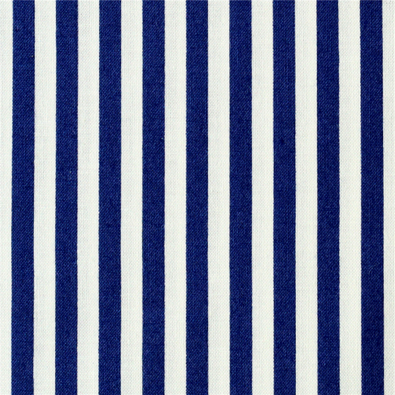 日本紐釦貿易 Happy Sweet Collection ストライプ スケア プリント生地 巾約110cm ネイビー×白 9mカット HS1282-6-9M 1枚(ご注文単位1枚)【直送品】