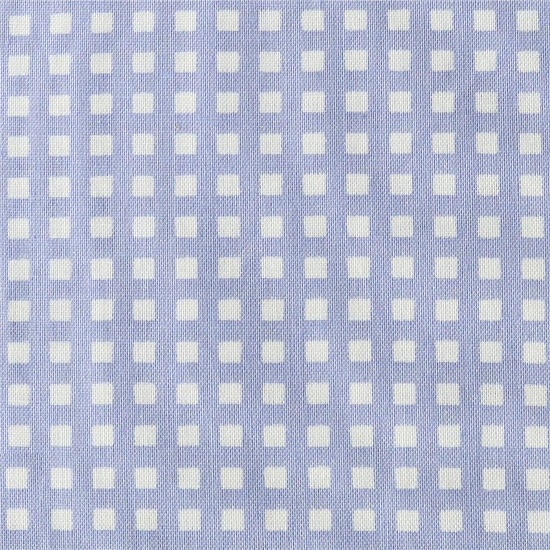 日本紐釦貿易 カラフルチェック柄 プリント生地 北欧風 布 Happy Sweet collection パープル 巾約110cm×9m切売カット HS1287-4-9M 1枚（ご注文単位1枚）【直送品】