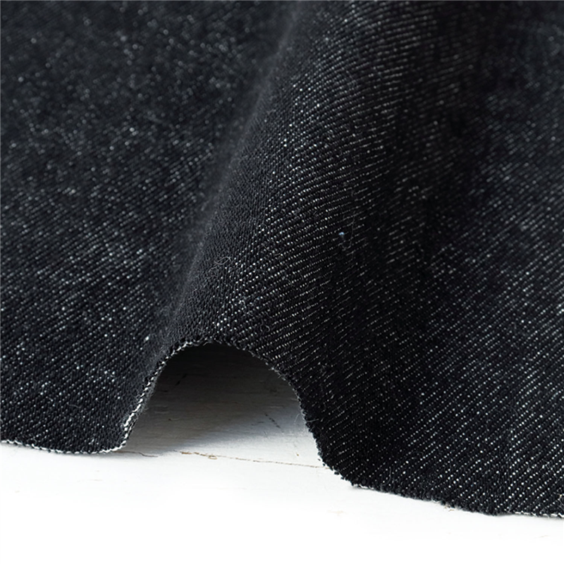 日本紐釦貿易 デニム生地 10オンス 108cm幅×10m切売カット Fブラック 1000-3 1枚（ご注文単位1枚）【直送品】