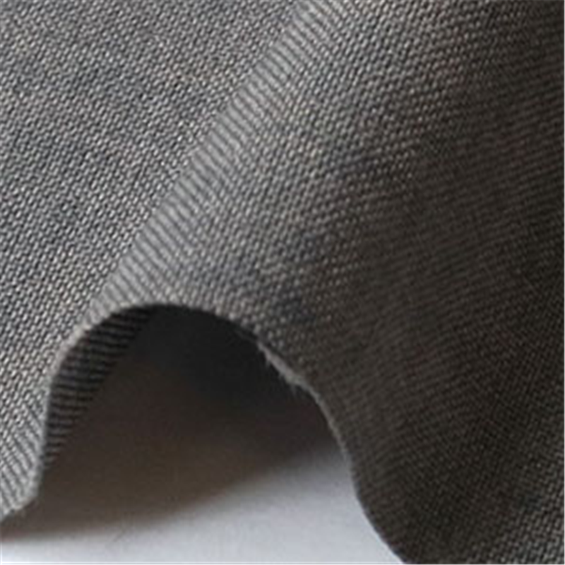 日本紐釦貿易 トロワッシャー生地 無地 巾約140cm×8m切売カット グレー B7426Z-6 1枚(ご注文単位1枚)【直送品】