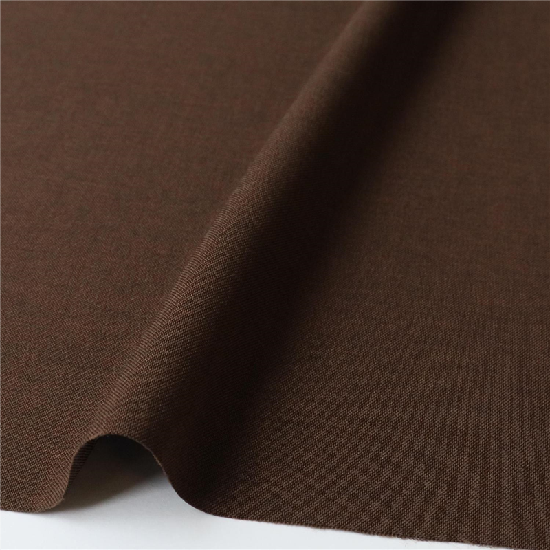 日本紐釦貿易 トロワッシャー生地 無地 巾約140cm×7m切売カット コーヒー B7426Z-7 1枚(ご注文単位1枚)【直送品】