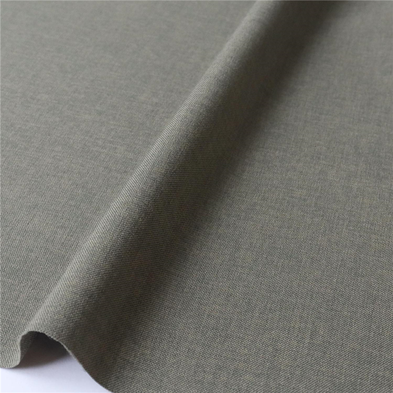 日本紐釦貿易 トロワッシャー生地 無地 巾約140cm×4m切売カット カーキ B7426Z-14 1枚（ご注文単位1枚）【直送品】