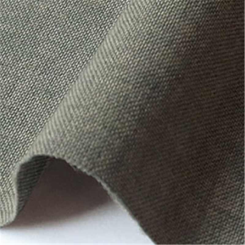 日本紐釦貿易 トロワッシャー生地 無地 巾約140cm×4m切売カット カーキ B7426Z-14 1枚（ご注文単位1枚）【直送品】