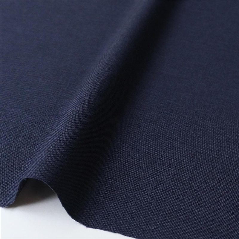 日本紐釦貿易 トロワッシャー生地 無地 巾約140cm×6m切売カット ネイビー B7426Z-15 1枚（ご注文単位1枚）【直送品】