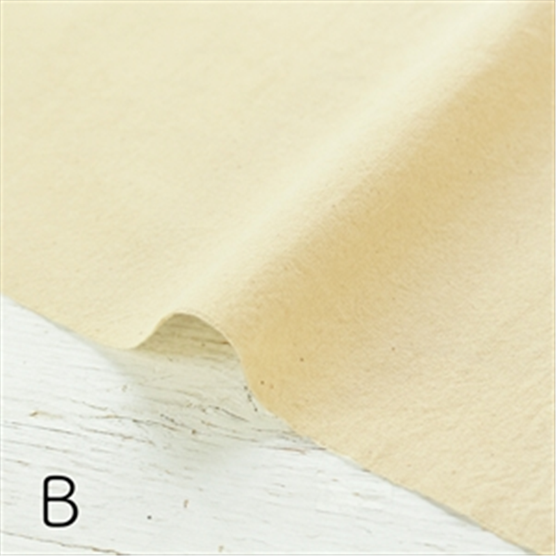 日本紐釦貿易 万葉木綿 無地 布 巾約110cm×5m切売カット B/生成 NCM89390 1枚（ご注文単位1枚）【直送品】