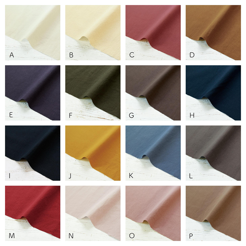 日本紐釦貿易 万葉木綿 無地 布 巾約110cm×1m切売カット K/サックス NCM89390 1枚（ご注文単位1枚）【直送品】