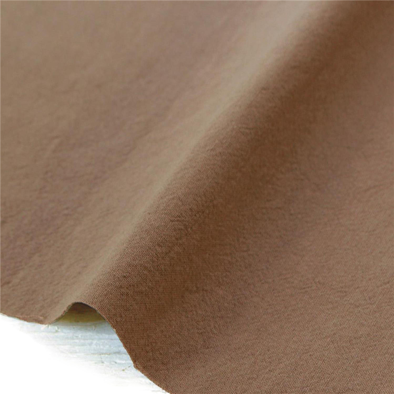 日本紐釦貿易 万葉木綿 無地 布 巾約110cm×5m切売カット P/茶 NCM89390 1枚（ご注文単位1枚）【直送品】
