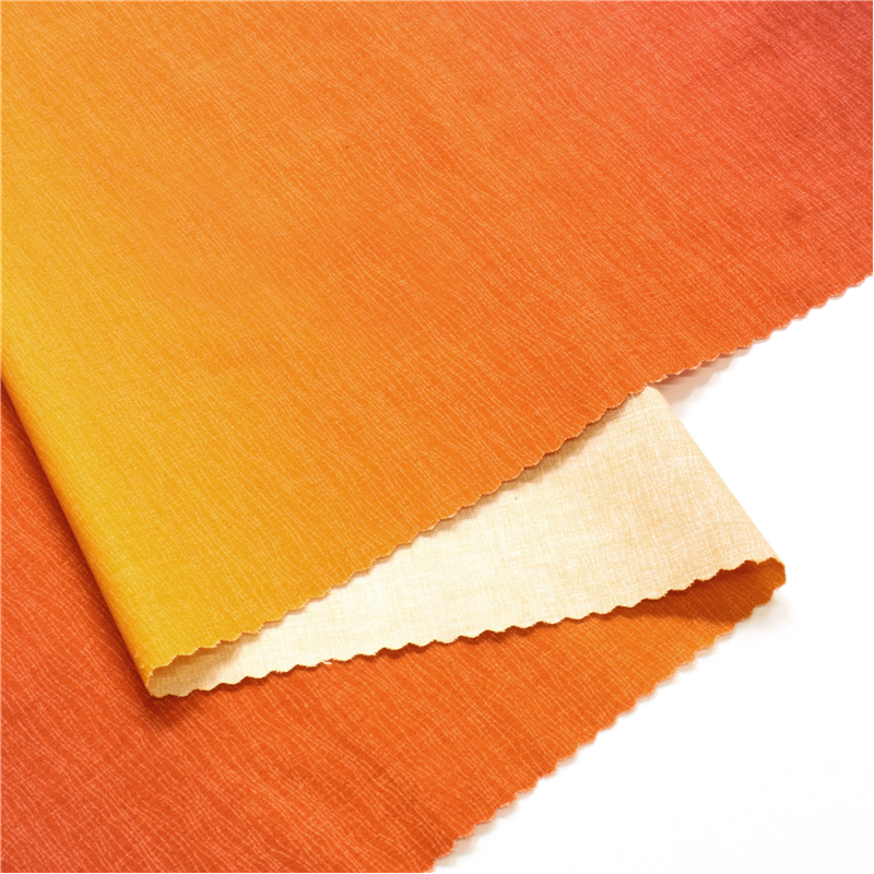 日本紐釦貿易 ハワイアン グラデーションプリント生地 シーチング 巾約110cm×6m切売カット オレンジ DD11216-206 1枚(ご注文単位1枚)【直送品】