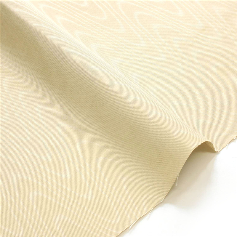 日本紐釦貿易 シャンタンモアレ 裏地用生地 レーヨン 巾約91cm×4m切売カット サンド TN10-103 1枚（ご注文単位1枚）【直送品】