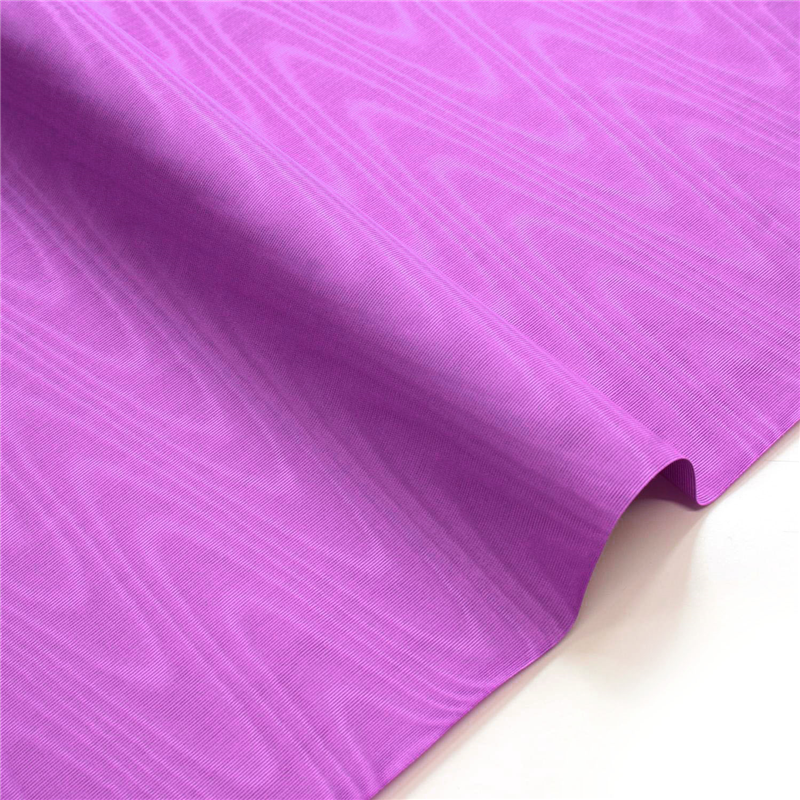 日本紐釦貿易 シャンタンモアレ 裏地用生地 レーヨン 巾約91cm×9m切売カット パープル TN10-116 1枚（ご注文単位1枚）【直送品】