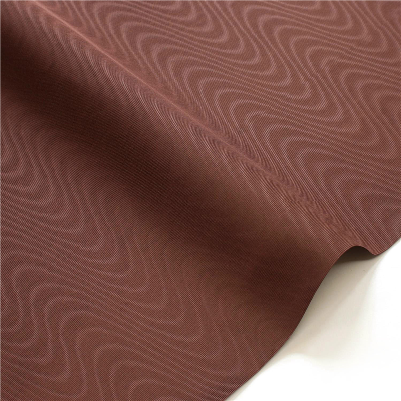 日本紐釦貿易 シャンタンモアレ 裏地用生地 レーヨン 巾約91cm×9m切売カット ブラウン TN10-137 1枚（ご注文単位1枚）【直送品】