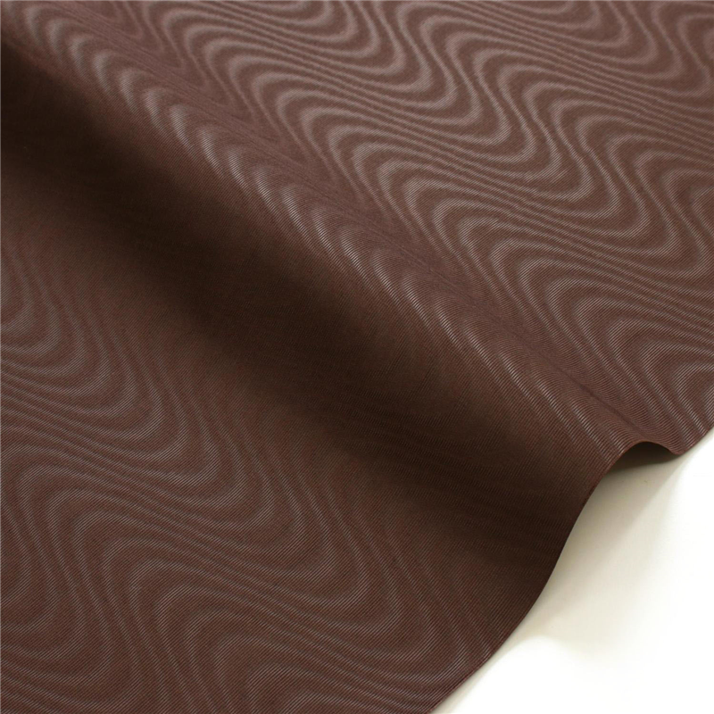 日本紐釦貿易 シャンタンモアレ 裏地用生地 レーヨン 巾約91cm×3m切売カット ダークブラウン TN10-140 1枚（ご注文単位1枚）【直送品】