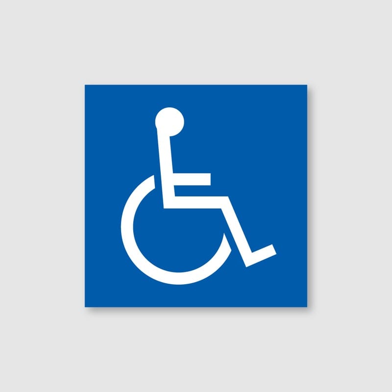 フジタ シンプルピクトサイン F-2 18-106 バリアフリートイレ 1個（ご注文単位1個）【直送品】