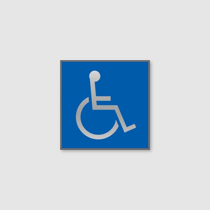 フジタ シンプルピクトサイン FS-7 18-106 バリアフリートイレ 1個（ご注文単位1個）【直送品】