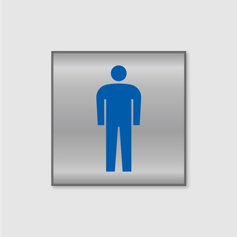 フジタ シンプルピクトサイン FS-9 18-100 男子トイレ 1個（ご注文単位1個）【直送品】