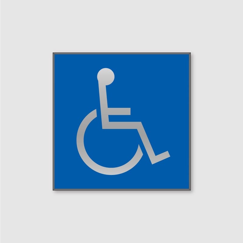 フジタ シンプルピクトサイン FS-9 18-106 バリアフリートイレ 1個（ご注文単位1個）【直送品】