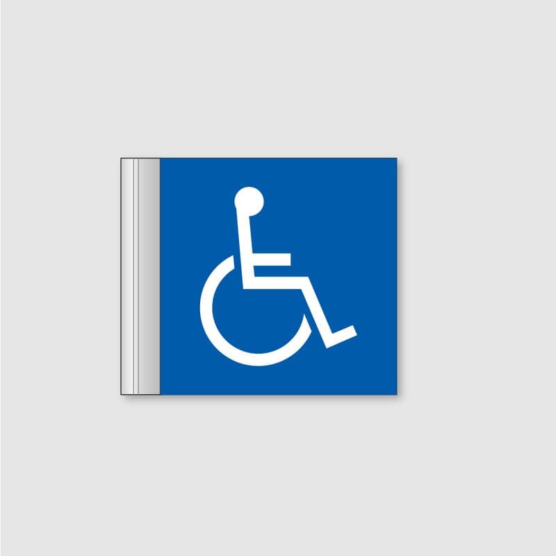 フジタ ALフレームピクトサイン 側面型 FAY150 18-106 バリアフリートイレ 1個（ご注文単位1個）【直送品】