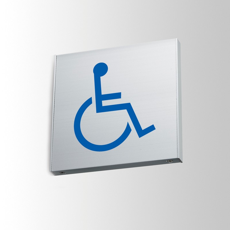 フジタ アルミプレート 正面型 FTY150 18-103 バリアフリートイレ 1個（ご注文単位1個）【直送品】